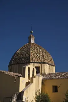 Sardinia Prints: Italy, Sardinia, Las Plassas. Chiesa di Maria Maddalena church