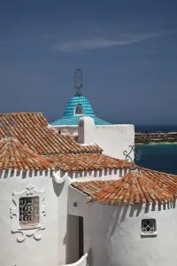 Modern Prints: ITALY, Sardinia, Porto Cervo. Chiesa di Stella Maris by Michele Busiri Vici