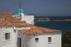 Images Dated 13th May 2009: Italy, Sardinia, Porto Cervo. Chiesa di Stella Maris by Michele Busiri Vici