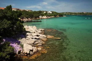 Turquoise Prints: ITALY, Sardinia, Porto Cervo. Coastline