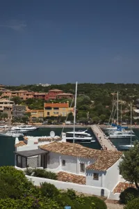 Images Dated 13th May 2009: Italy, Sardinia, Porto Cervo. Yacht harbor