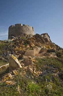 Images Dated 12th May 2009: ITALY, Sardinia, Santa Teresa Gallura. Torre di Longonsardo tower