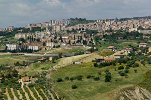 Images Dated 20th May 2005: Italy, Sicily, Caltanissetta, Town View