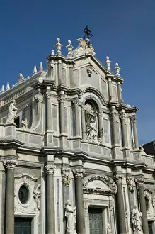 Low Angle View Prints: ITALY-Sicily-CATANIA: DUOMO / Cathedral of St. Agatha