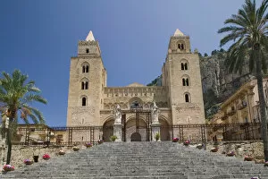 Italy, Sicily, Cefalu, Duomo, Cathedral (13th century)