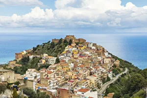 Images Dated 4th February 2020: Italy, Sicily, Messina Province, Caronia. The medieval hilltop town Caronia