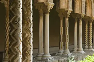 Mosaic Prints: Italy, Sicily, Monreale, Santa Maria La Nuova Duomo (12th century) Cloisters & Mosaics