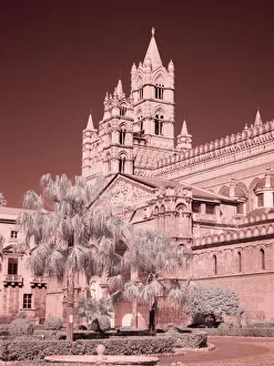 Palermo Prints: Italy, Sicily, Palermo. The cathedral church of the Roman Catholic of Palermo