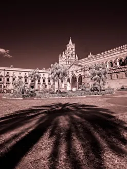 Images Dated 3rd February 2021: Italy, Sicily, Palermo. The cathedral church of the Roman Catholic of Palermo