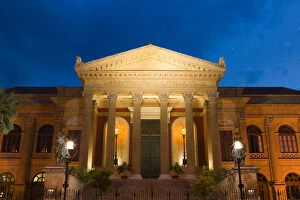 Italy, Sicily, Palermo, Teatro Massimo Opera House