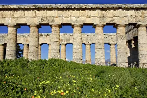 Italy, Sicily: Segesta The greek temple is made of 36 columns Italy, Sicily: Segesta The greek temple is made of 36 columns