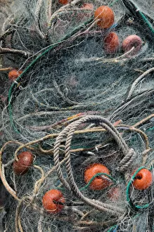 Italy, Sicily, Trapani, Fishing Nets