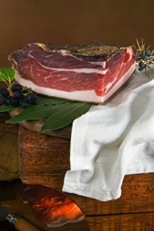 Italian Cooking Prints: Italy, South Tirol, food, speck, traditional