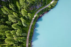 Images Dated 29th July 2022: Italy, Stelvio National Park, Val Martello (Martello Valley) artificial lake