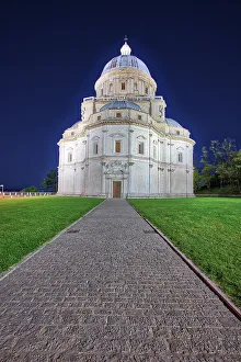 Province Of Perugia Prints: Italy, Todi. Light on the Temple of Santa Maria della Consolazione