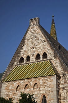 Arco Prints: Italy, Trento Province, Arco. Evangelica church