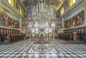 Illuminated Prints: Italy, Trieste, Greek Orthodox Church Interior