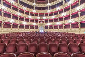 Images Dated 3rd March 2020: Italy, Trieste, Teatro Verdi Interior