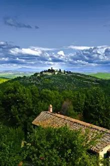 Images Dated 10th September 2010: Italy, Tuscany, Greve. The wine estate of Castello di Verrazzano
