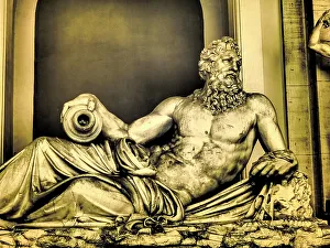 Beard Prints: Italy, Vatican. Infrared of the River God (Arno)