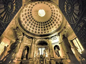 Infrared Prints: Italy, Vatican. Infrared of St. Peter's dome in the Vatican