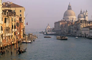 Images Dated 26th July 2006: Italy, Veneto, Venice, Canal Grande and Santa Maria della Salute