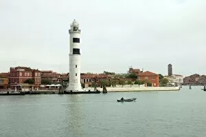 Italy, Venice, island of Murano. Lighthouse