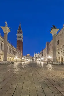 Images Dated 2nd March 2020: Italy, Venice. San Marco Piazza at dawn