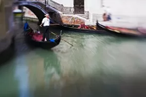 Images Dated 3rd June 2007: Italy, Venice, Selective Focus of Gondola in the Canals of Venice