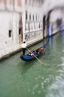 Images Dated 2nd June 2007: Italy, Venice, Selective Focus of Gondola in the Canals of Venice