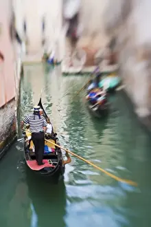 Images Dated 3rd June 2007: Italy, Venice, Selective Focus of Gondola in the Canals of Venice