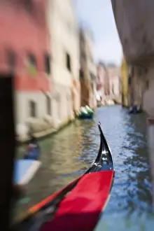 Images Dated 3rd June 2007: Italy, Venice, Selective Focus of Gondola in the Canals of Venice
