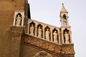 Apostle Prints: Italy, Venice. Statue details of Madonna dell Orto church showing six of the apostles