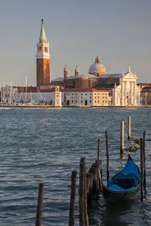 Images Dated 2022: Italy, Venice. View of gondolas in front of Piazza San Marco (St)