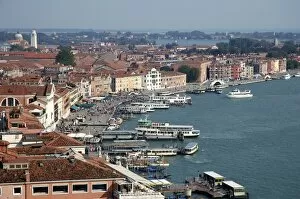 Italy, Venice, view from St. Markss Campanile, bell tower