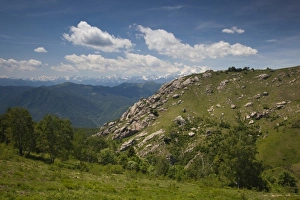Images Dated 3rd June 2009: Italy, Verbano-Cusio-Ossola Province, Stresa. Landscape from Mount Mottarone, el
