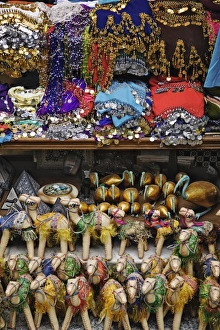 Images Dated 27th January 2006: Items for sale at Khan el Khalili Bazaar, Cairo, Egypt