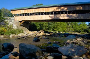 Images Dated 24th September 2005: Jackson, NH, USA, Jackson Honeymoon covered bridge built in 1876