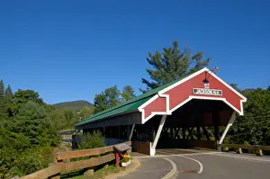 Jackson Prints: Jackson, NH, USA, Jackson Honeymoon covered bridge built in 1876