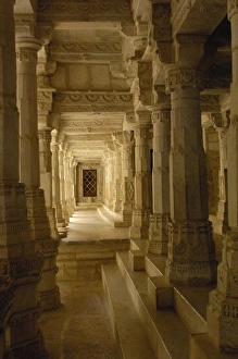 Images Dated 11th November 2006: Jain Temple. 15th century Adinatha Temple at Ranakpur. Rajasthan. SW INDIA