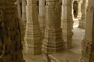 Images Dated 11th November 2006: Jain Temple. 15th century Adinatha Temple at Ranakpur. Rajasthan. SW INDIA