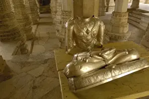 Ranakpur Prints: Jain Temple. 15th century Adinatha Temple at Ranakpur. Rajasthan. SW INDIA