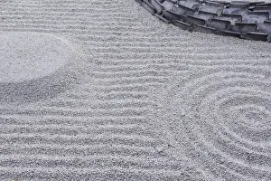 Japan, Kyoto, Kodai-ji Temple, Raked Sand Patterns