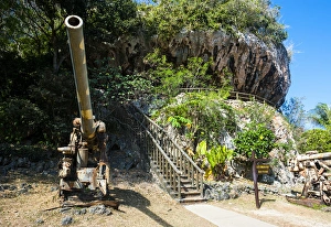 World War Ii Prints: Last Japanese Command Post from WW II, Saipan, Northern Marianas, Central Pacific