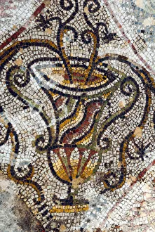 Images Dated 22nd June 2010: Jar Mosaic, New House Of Hunt, Bulla Regia Archaeological Site, Tunisia, North Africa