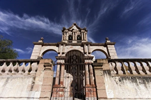 Hispanic Prints: Jaral de Berrio chapel, San Felipe, Mexico