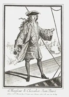 Historical Clothing Prints: Jean Bart, 1651-1702. FRANCE Copyright: Ancient Art & Architecture