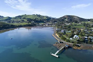 Jetty, Portobello, Otago Peninsula, and Otago Harbour, Dunedin, South Island, New