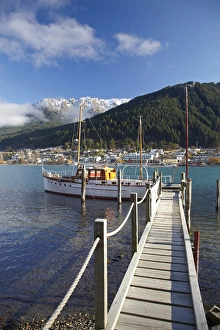 Queenstown Prints: Jetty, Queenstown Bay, Queenstown, South Island, New Zealand