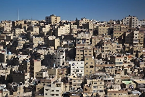 Images Dated 2nd March 2011: Jordan, Amman, elevated city view from the Citadel